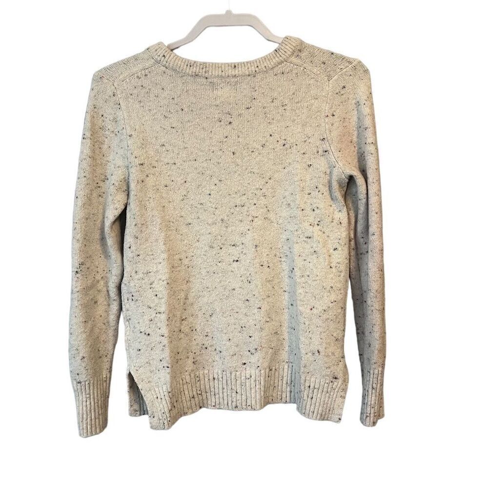 Old Navy Women's Ivory Funfetti Sweater Size S Long Sleeve Crew Neck - Picture 2 of 3